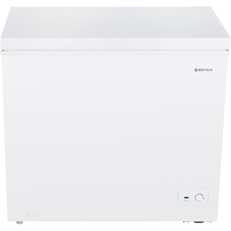 GEDTECH Congélateur coffre 200L GCO200L - Pose Libre - Grande capacité de stockage - Silencieux - Blanc (200, Litres)