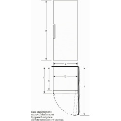 Bosch Serie 6 GSN58AWCV congélateur Intégré (placement) 365 L Blanc