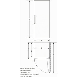 Bosch GSN54AWDV Série 6 Congélateur XXL 176 x 70 cm extra large 327 L NoFrost ne dégivrez plus jamais - Éclairage LED uniforme -