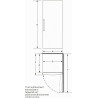 Bosch GSN54AWDV Série 6 Congélateur XXL 176 x 70 cm extra large 327 L NoFrost ne dégivrez plus jamais - Éclairage LED uniforme -