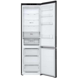 LG GBV22NCCEP Réfrigérateur-congélateur - Smart Inverter Compressor, Total No Frost, design moderne Flat Door, noir mat métallis