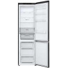 LG GBV22NCCEP Réfrigérateur-congélateur - Smart Inverter Compressor, Total No Frost, design moderne Flat Door, noir mat métallis