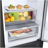 LG GBV22NCCEP Réfrigérateur-congélateur - Smart Inverter Compressor, Total No Frost, design moderne Flat Door, noir mat métallis