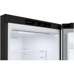 LG GBV22NCCEP Réfrigérateur-congélateur - Smart Inverter Compressor, Total No Frost, design moderne Flat Door, noir mat métallis
