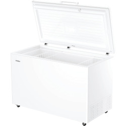 Haier HCE420E Congélateur/Volume net 418 litres/Low Frost/Contrôle électronique de la température/Fonction congélation rapide/Éc