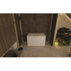 Haier HCE420E Congélateur/Volume net 418 litres/Low Frost/Contrôle électronique de la température/Fonction congélation rapide/Éc