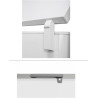 METRO Professional Congélateur bahut GHF2700S, acier, 188 x 73.5 x 94.5 cm, 700 L, 125 W, 3 paniers, éclairage LED, avec serrure