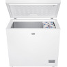 Beko CF200CWN Congélateur, 198 L, 1 panier de congélation, fonction congélation rapide, roulettes de transport, système d'affich