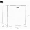 H.Koenig Mini Congélateur à froid statique 34L FGW400 Blanc, Pose Libre, Petite Taille 51cm, Compact, Silencieux, Glaçons, Therm