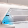 Cecotec congélateur coffre 198l bolero coolmarket chest 198m blanc d. panier avec poignées, contrôle mécanique led, ultracontact