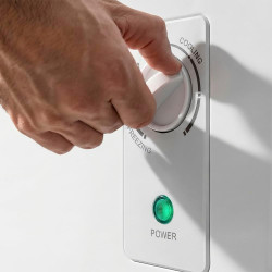 Cecotec congélateur coffre 198l bolero coolmarket chest 198m blanc d. panier avec poignées, contrôle mécanique led, ultracontact