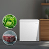 Cecotec congélateur coffre 198l bolero coolmarket chest 198m blanc d. panier avec poignées, contrôle mécanique led, ultracontact