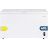 Cecotec congélateur coffre 418l bolero coolmarket chest 418p blanc d. panier, contrôle électronique led, roues, basse consommati