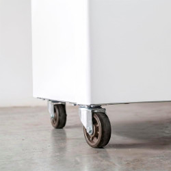 Cecotec congélateur coffre 418l bolero coolmarket chest 418p blanc d. panier, contrôle électronique led, roues, basse consommati