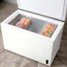 Cecotec congélateur coffre 418l bolero coolmarket chest 418p blanc d. panier, contrôle électronique led, roues, basse consommati