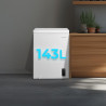Cecotec congélateur coffre 143l bolero coolmarket chest 143p blanc e. panier avec poignées, contrôle électronique led, ultracont