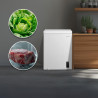 Cecotec congélateur coffre 143l bolero coolmarket chest 143p blanc e. panier avec poignées, contrôle électronique led, ultracont