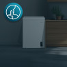 Cecotec congélateur coffre 143l bolero coolmarket chest 143p blanc e. panier avec poignées, contrôle électronique led, ultracont