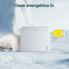 Cecotec congélateur coffre 293l bolero coolmarket chest 293m blanc d. panier avec poignées, contrôle mécanique led, ultracontact
