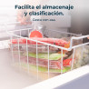 Cecotec congélateur coffre 293l bolero coolmarket chest 293m blanc d. panier avec poignées, contrôle mécanique led, ultracontact