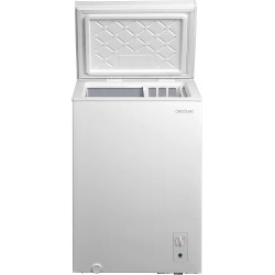 Cecotec congélateur coffre 99l bolero coolmarket chest 99m blanc d. panier, contrôle mécanique led, ultracontact d-cool, double 
