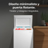 Cecotec congélateur coffre 99l bolero coolmarket chest 99m blanc d. panier, contrôle mécanique led, ultracontact d-cool, double 