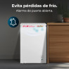 Cecotec congélateur coffre 99l bolero coolmarket chest 99m blanc d. panier, contrôle mécanique led, ultracontact d-cool, double 