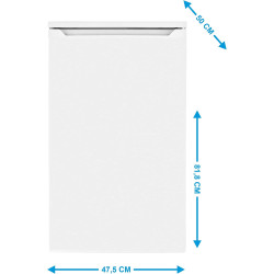 Beko FS166020 congélateur Autoportante 65 L E Blanc [Nouvelle classe énergétique E/Equivalent A+]