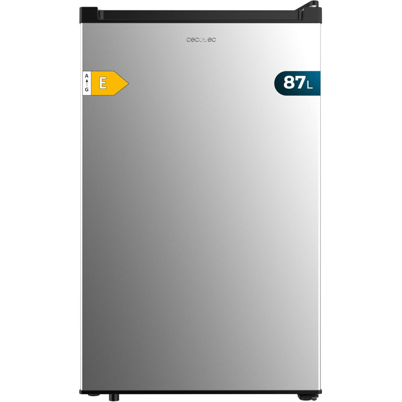 Cecotec Congélateur Armoire 87 Litres Bolero CoolMarket TF 87 Inox. Congélateur Vertical Inox de 83,6 cm de hauteur et de 50,6 c