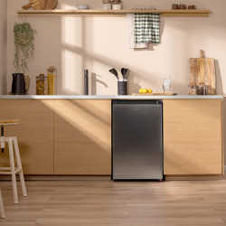 Cecotec Congélateur Armoire 87 Litres Bolero CoolMarket TF 87 Inox. Congélateur Vertical Inox de 83,6 cm de hauteur et de 50,6 c