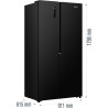 Gorenje NRS917E41BX Réfrigérateur-congélateur autonome 544L 39 dB Classe d'efficacité énergétique : E/NoFrost Plus/EcoModus/Mult