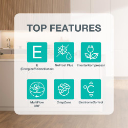 Gorenje NRS917E41BX Réfrigérateur-congélateur autonome 544L 39 dB Classe d'efficacité énergétique : E/NoFrost Plus/EcoModus/Mult