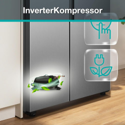 Gorenje NRS917E41BX Réfrigérateur-congélateur autonome 544L 39 dB Classe d'efficacité énergétique : E/NoFrost Plus/EcoModus/Mult