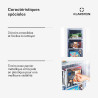 KLARSTEIN Laika – Congélateur, volume total 60 litres, thermostat à 5 niveaux, 0 à -18°C, 3 grilles, pose libre, design rétro - 