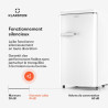 KLARSTEIN Laika – Congélateur, volume total 60 litres, thermostat à 5 niveaux, 0 à -18°C, 3 grilles, pose libre, design rétro - 