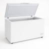 Congélateur Coffre 550L (488L Net) – Température -18 à -22°C – Porte Pleine Battante avec Serrure – LED Intérieur – Thermostat R