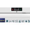 METRO Professional Congélateur à Porte Vitrée GFR6600G, 380 L, blanc