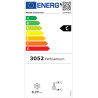 METRO Professional Congélateur à Porte Vitrée GFR6600G, 380 L, blanc
