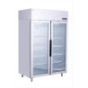 METRO Professional Congélateur double porte GFR1400G, 131.4 x 80.5 x 209 cm, 906 L, Argenté
