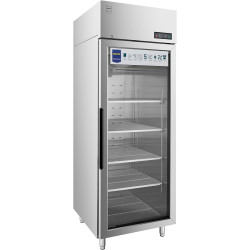 METRO Professional Congélateur GFR2700G, 73 x 80.5 x 209 cm, 450 L, Argenté