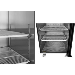 METRO Professional Congélateur GFR2700G, 73 x 80.5 x 209 cm, 450 L, Argenté