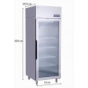 METRO Professional Congélateur GFR2700G, 73 x 80.5 x 209 cm, 450 L, Argenté