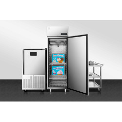 METRO Professional Congélateur GFR2700G, 73 x 80.5 x 209 cm, 450 L, Argenté