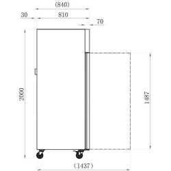 Armoire Réfrigérée Négative Série Star - 600 L