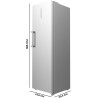 Cecotec Congélateur Vertical de 273 L Bolero CoolMarket UF 273 Inox E. 185 cm de Hauteur, Total No Frost, Moteur Inverter Plus, 