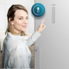 Cecotec Congélateur Vertical de 273 L Bolero CoolMarket UF 273 Inox E. 185 cm de Hauteur, Total No Frost, Moteur Inverter Plus, 