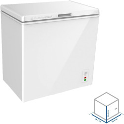 PYRAMIDEA Congélateur Convertible en Réfrigérateur Capacité 150 Litres Bruts (142 Litres Nets) Classe Énergétique E Couleur Blan