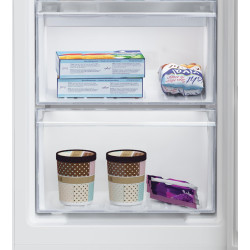 Beko RFNM200T40WN NoFrost Congélateur 177 litres Autonome Porte interchangeable 3 tiroirs de congélation 2 compartiments 40 dB B