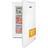 LORD F4 Congélateur armoire 87 L, NoFrost, 37 dB, classe C, 4,4 kg/24h, 3 tiroirs, compresseur Inverter BLDC, porte réversible, 