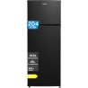 Comfee RCT210DK3EU(E) Réfrigérateur-Congélateur 2 Portes 204 L, Noir | Congélateur supérieur, 137 kWh/an, Inverter, 163L+41L, Te